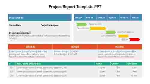 Project Report Template PPT